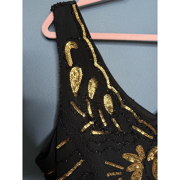 Babeyond Great Gatsby Style Dress Women's Size XXL Formal Sequin Detailed Beaded - Picture 4 of 11